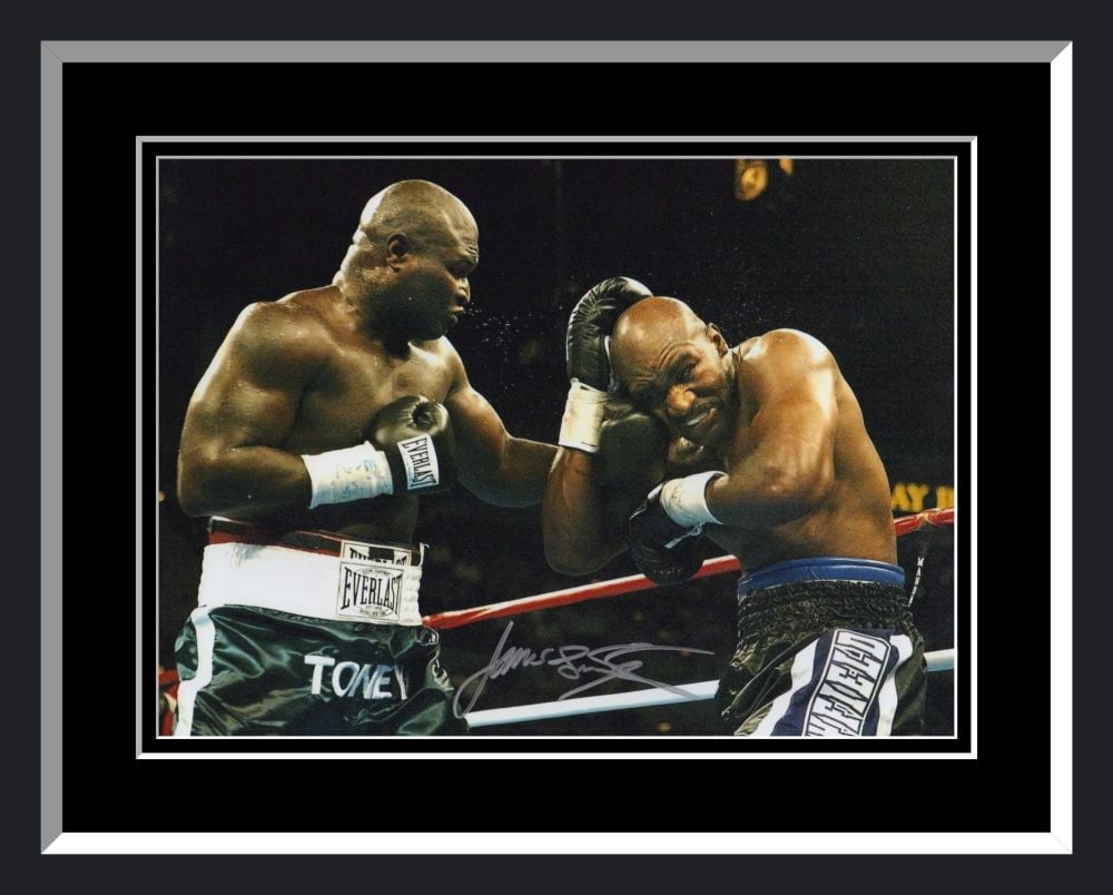 James Toney Signed And Framed Boxing 12x16 Photograph : D