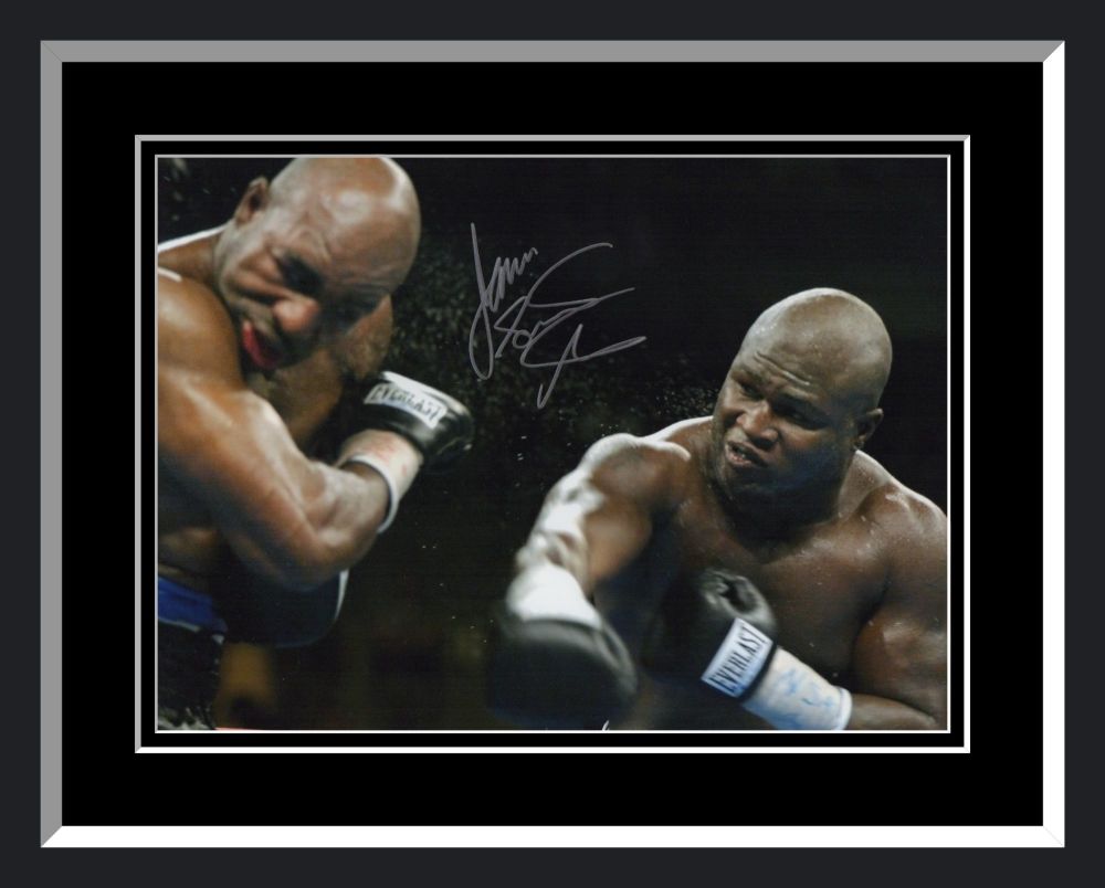 James Toney Signed And Framed Boxing 12x16 Photograph : C
