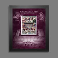 West Ham Boys of 86 10x8 Hand Signed Photograph In A Picture Mount Display