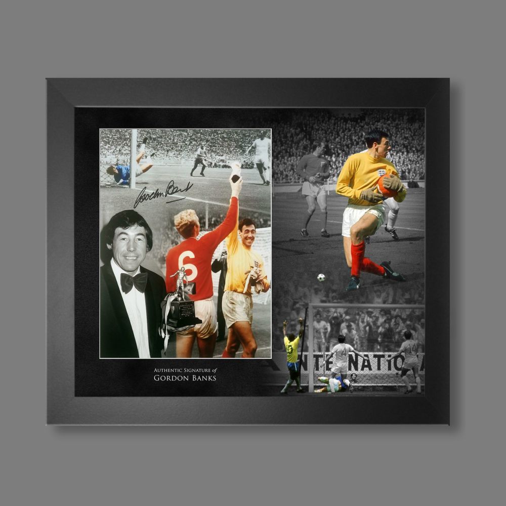  Gordon Banks England 12x16 Football Photograph  In A Picture Mount Display