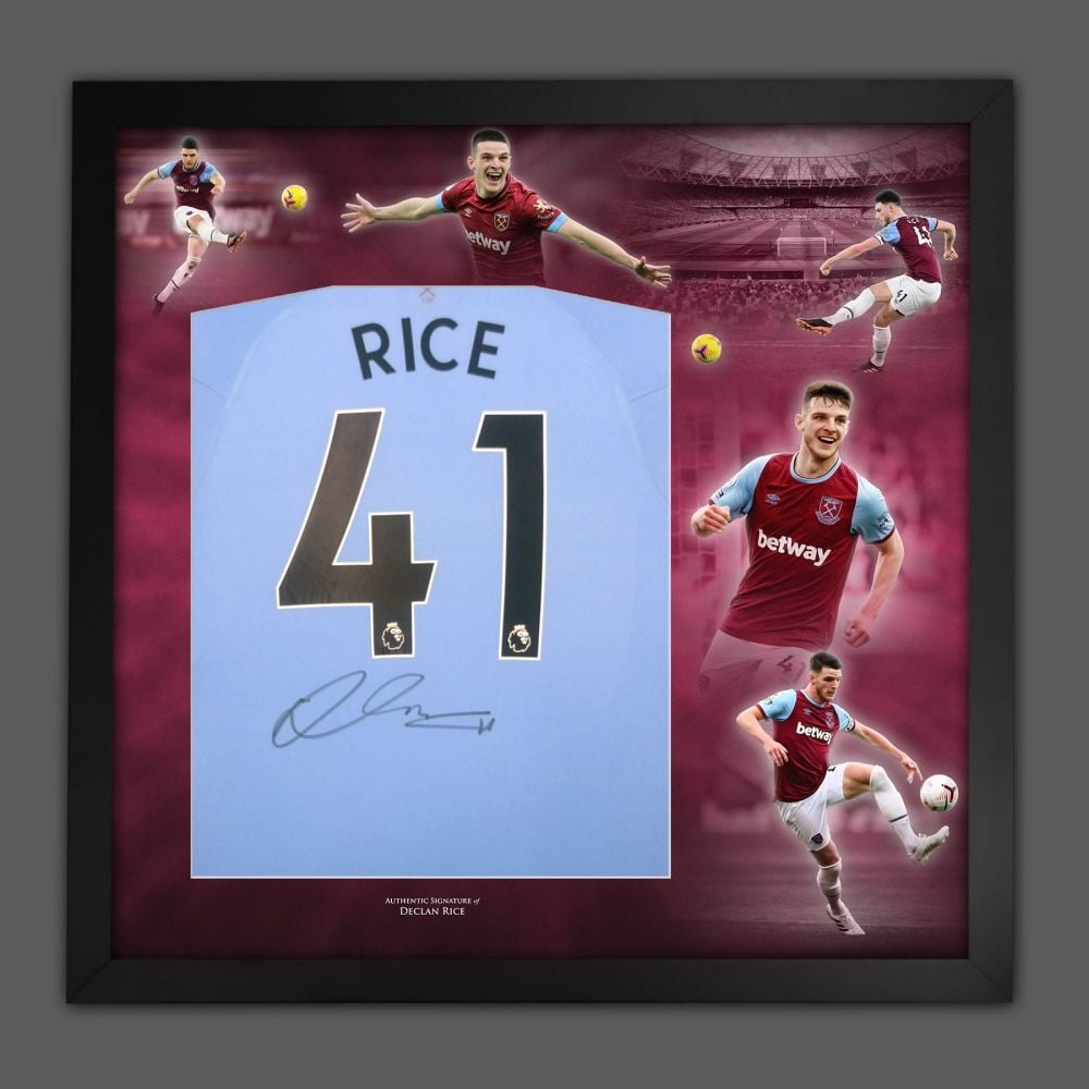 Declan rice autograph Outlet