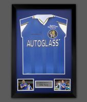 John Terry Hand Signed Front Chelsea Fc Football Shirt  In A Framed Presentation