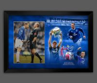 Duncan Ferguson Hand Signed Everton 12x16 Football Photograph In A Framed Picture Mount Display : B