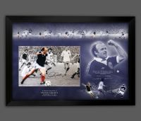Archie Gemmill  Hand Signed Scotland 12x16 Football Photograph In A Framed Picture Mount Display