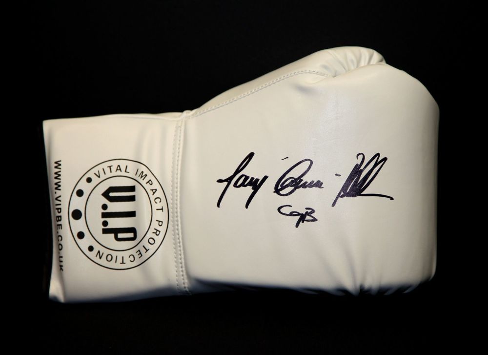Tony Bellew Signed White Vip Boxing Glove