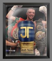 Josh Taylor Signed Custom Made Boxing Glove In A Dome Frame : B