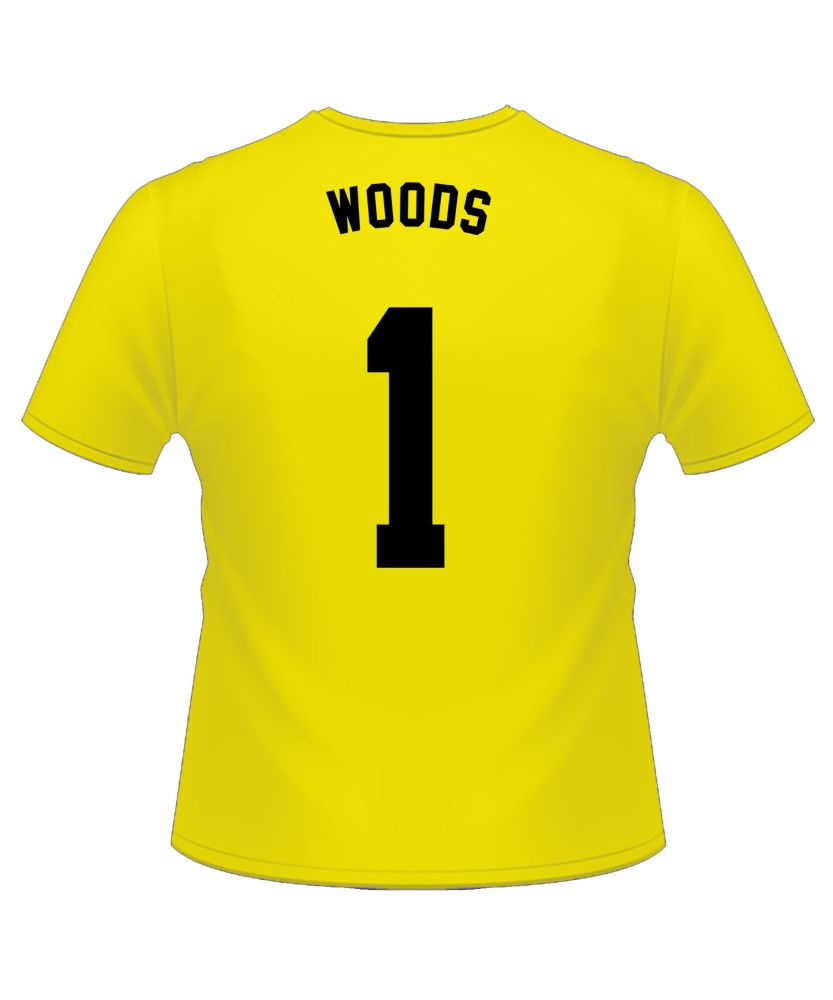 Chris Woods Signed Yellow No1 Player T-shirt : Pre Order