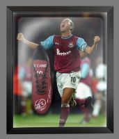 Paolo Di Canio Hand Signed  Football  Boot In A Dome Frame: A: