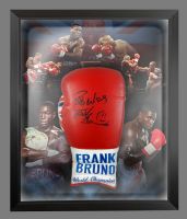 Frank Bruno Signed Custom Made Boxing Glove In A Dome Frame: B