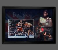 Frank Bruno Signed Boxing 12x16 Photograph Framed In A Picture Mount Display