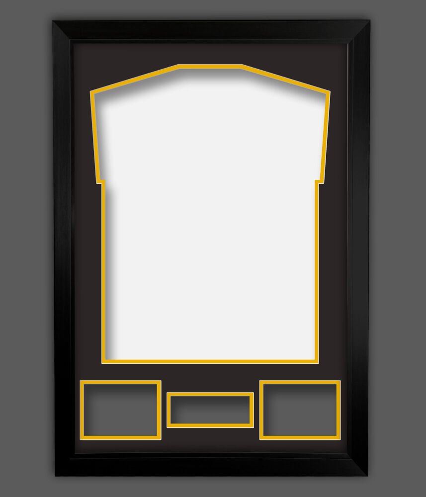 Diy Black On Gold Double Mounted Frame