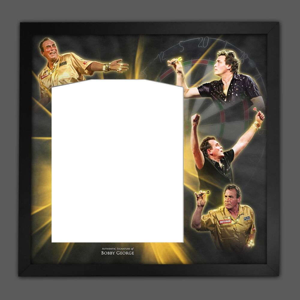 Bobby George Darts Diy Shirt Picture Mount Frame.