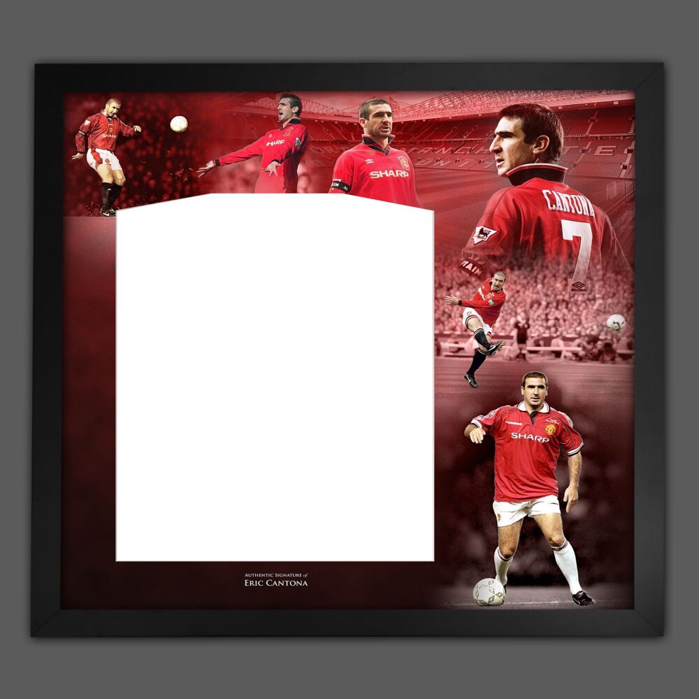 Eric Cantona Manchester United  Diy Shirt Picture Mount Frame.