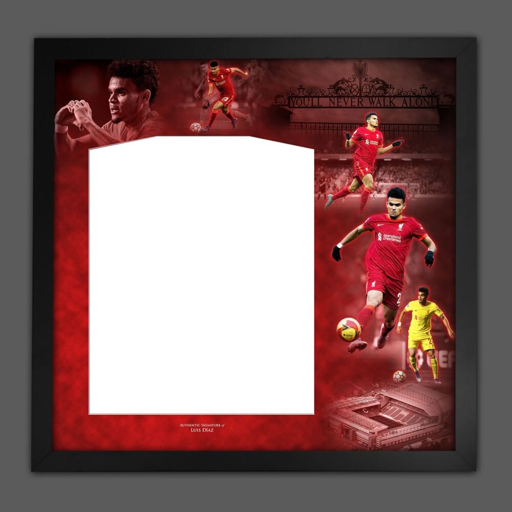 luis Diaz Diy Shirt Picture Mount Frame.