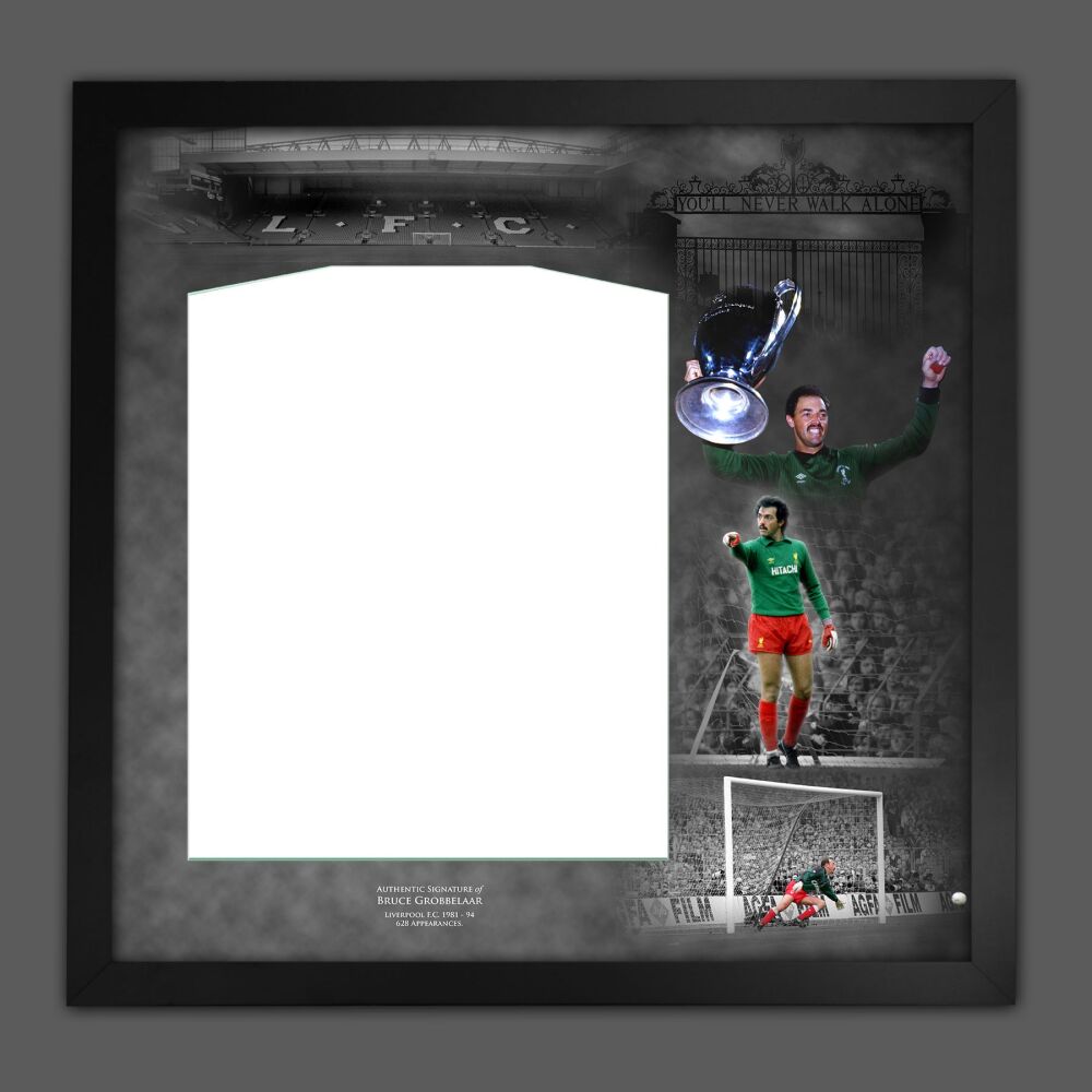 Bruce Grobbelaar Liverpool Fc Diy Shirt Picture Mount Frame.