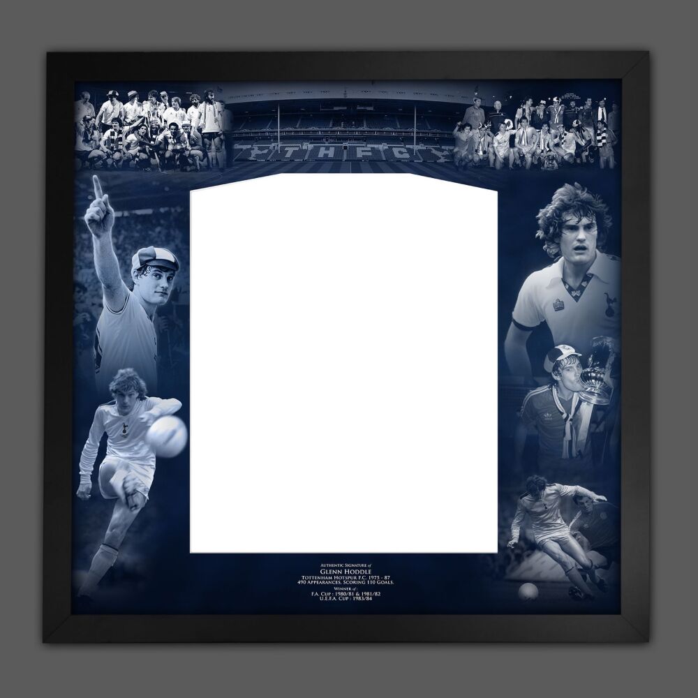 Glen Hoddle Spurs Fc Diy Shirt Picture Mount Frame.