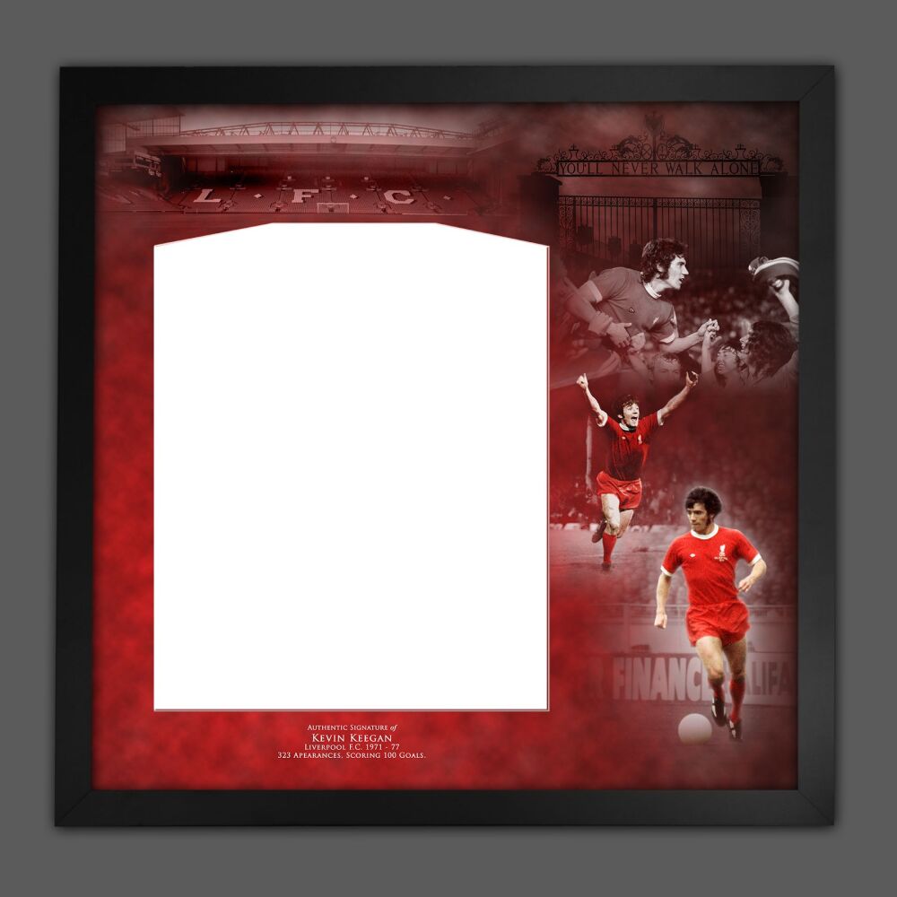 Kevin Keegan Liverpool Fc Diy Shirt Picture Mount Frame.
