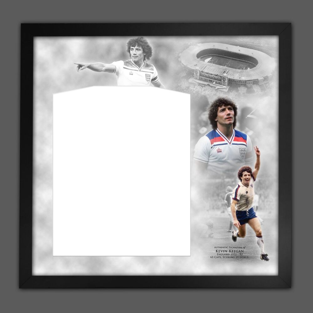 Kevin Keegan  England Diy Shirt Picture Mount Frame.
