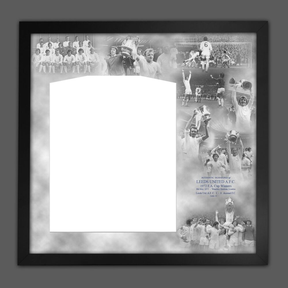 Leeds  1972 Team Diy Shirt Picture Mount Frame.