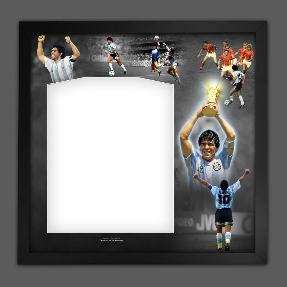 Diego Maradona  Diy Shirt Picture Mount Frame.