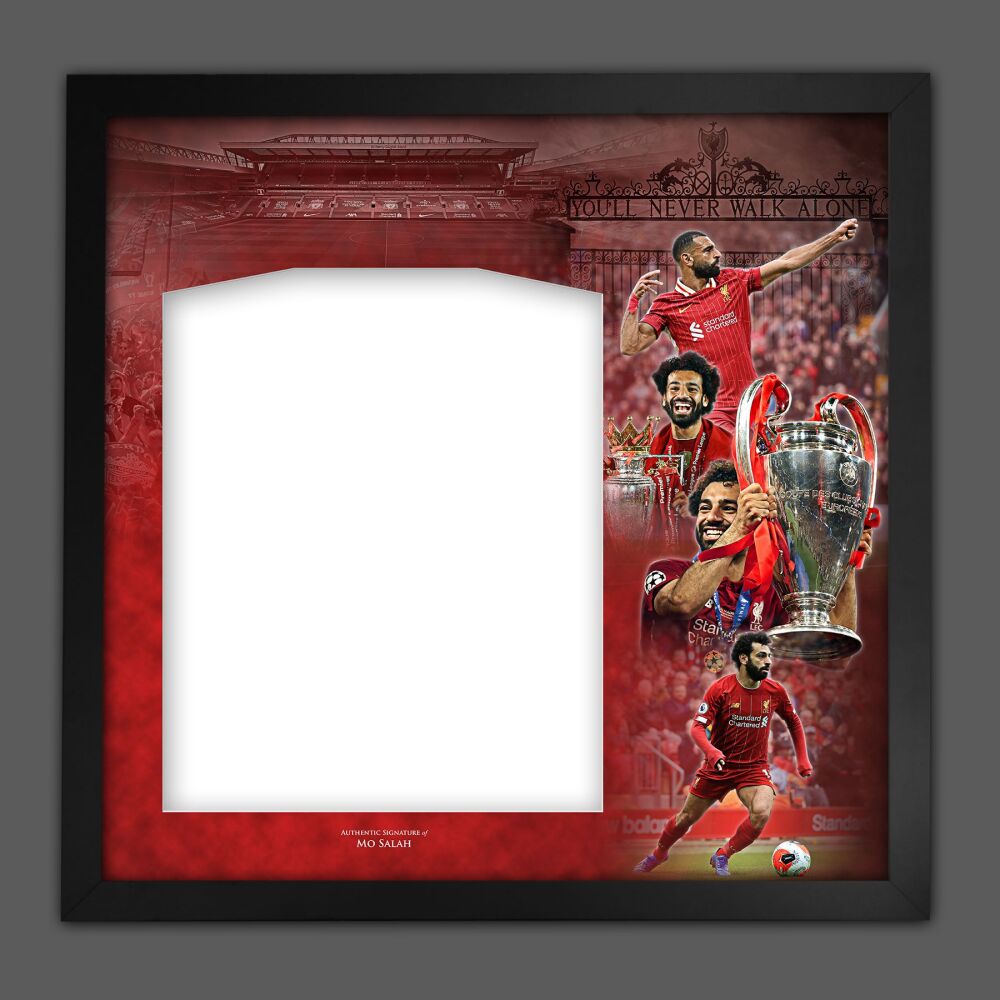 Mo Salah Liverpool Diy Shirt Picture Mount Frame.