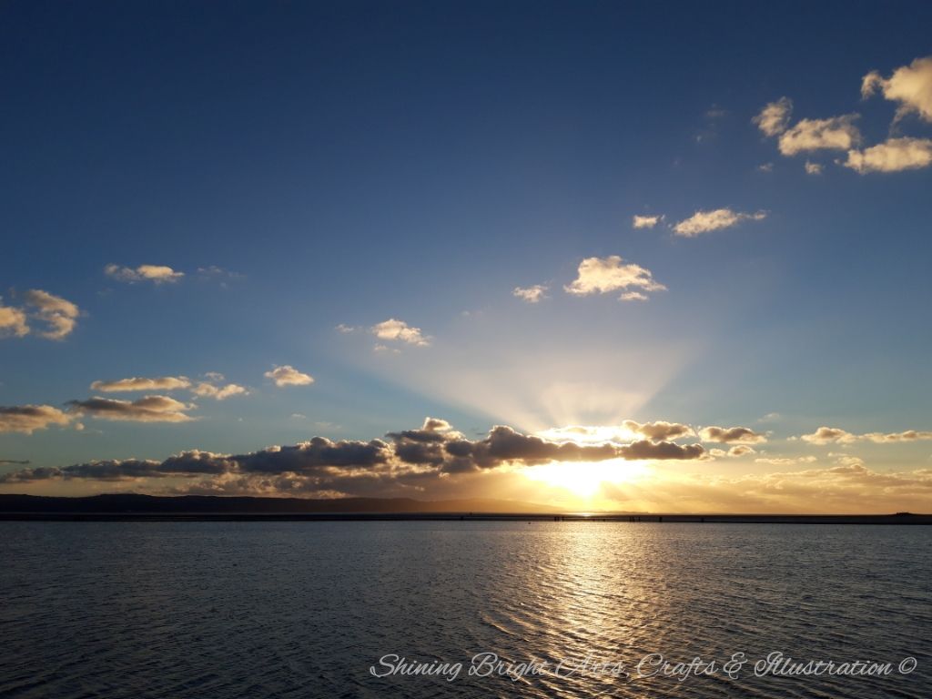 A photography of West Kirby at Sunset