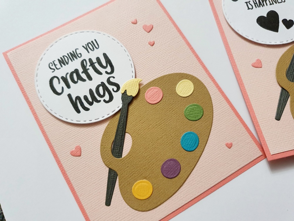 Pack Of 2 Craft-Themed Card Toppers