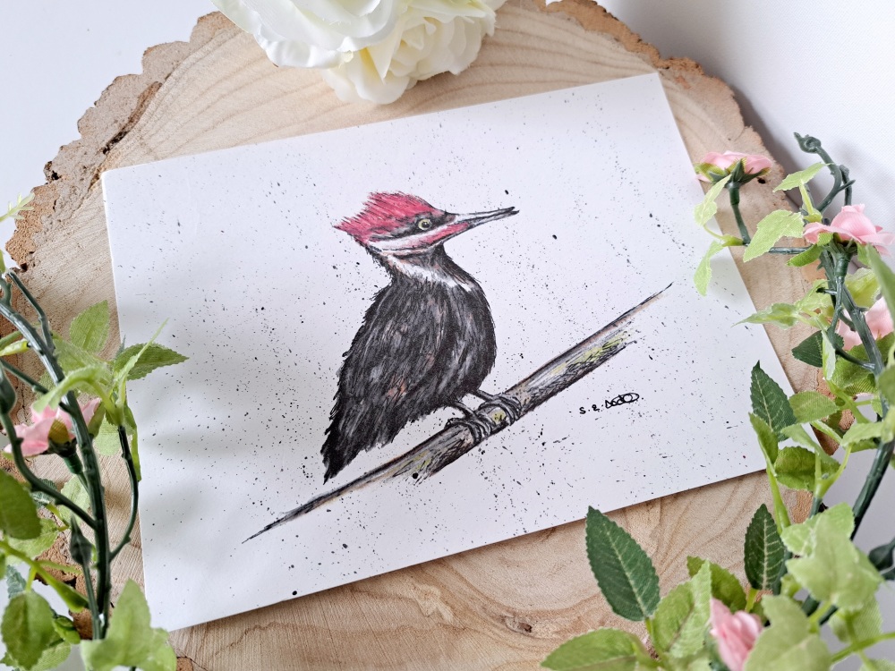 Woodpecker Print