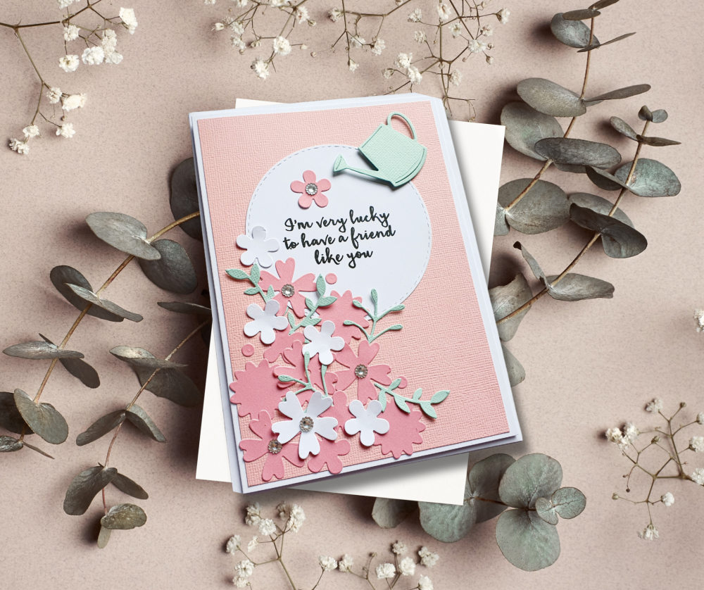 ‘I’m Very Lucky To Have A Friend Like You’ Greetings Card