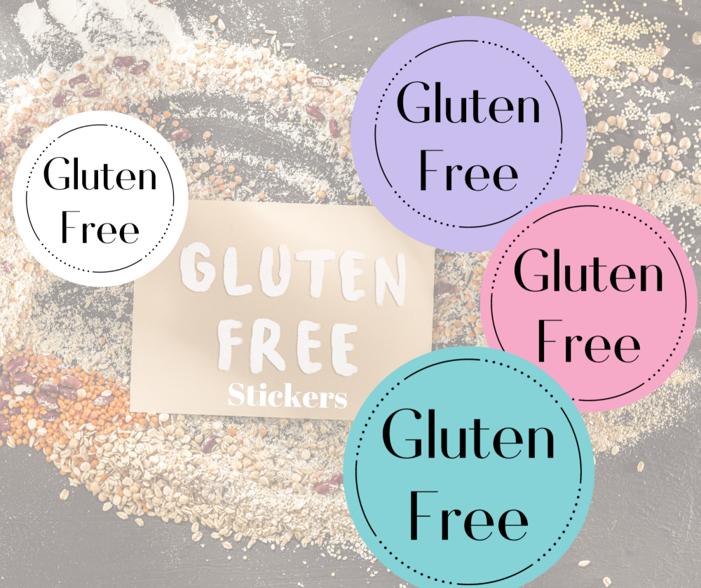 Gluten Free Thermal Stickers