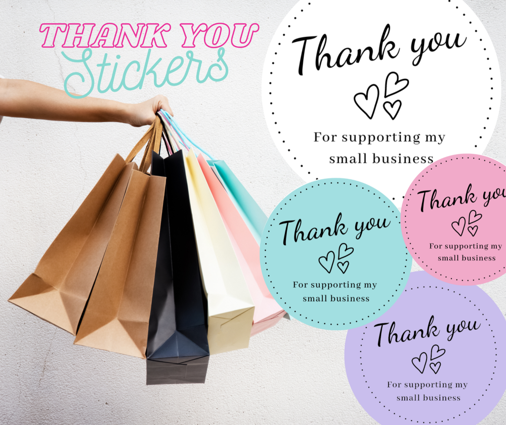 Thank You For Supporting Our Small Business Stickers