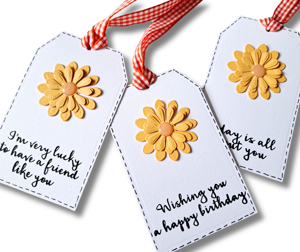 Single Flower Gift Tags