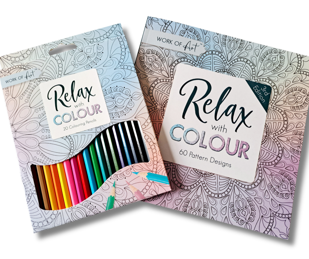 Pattern Colouring Book Set