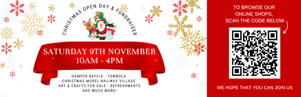 Red White Festive Traditional Holiday Raffle Christmas Ticket-2