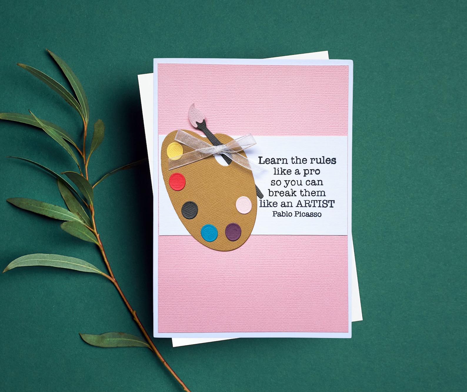 Artist-Themed Greetings Card