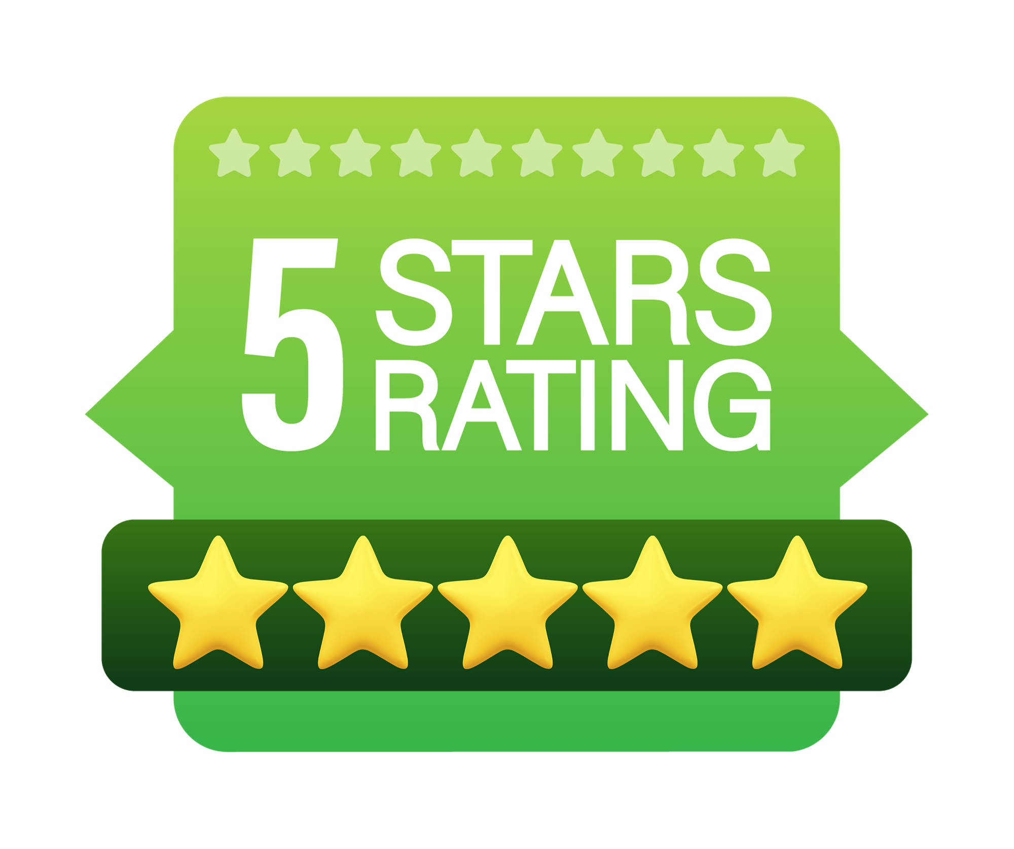 5 star reviews