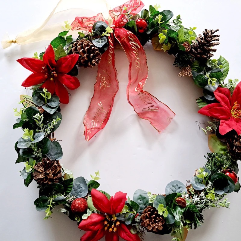 christmas door wreath