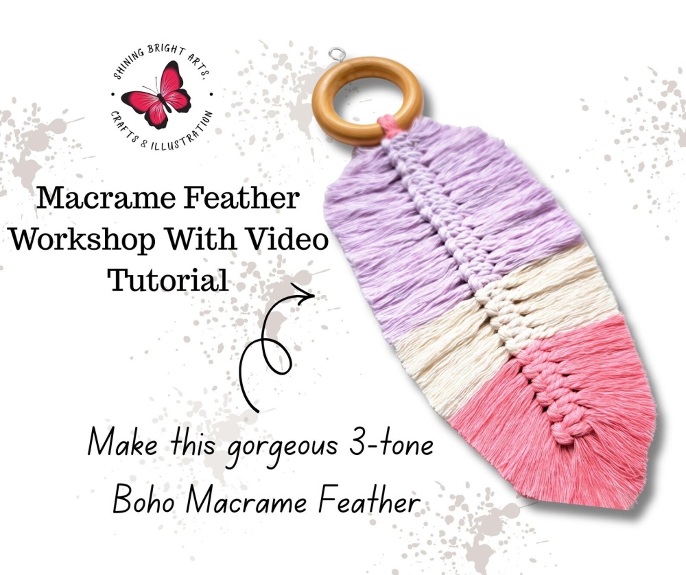 Macrame Feather Craft Kit
