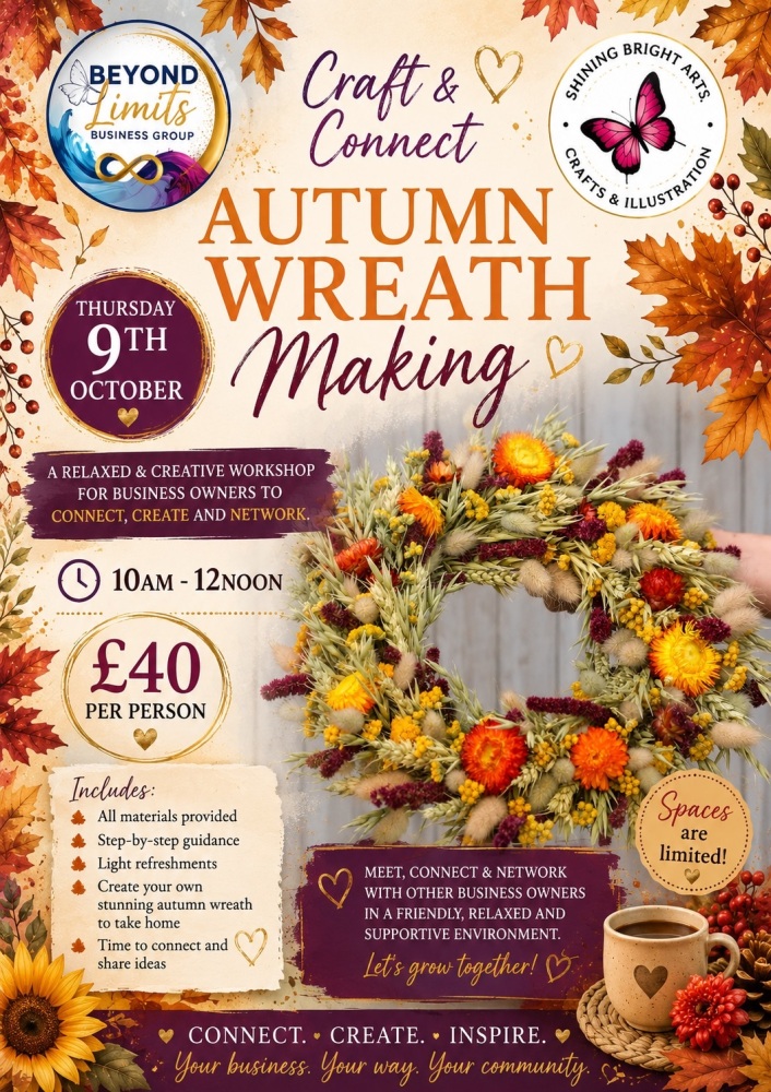 October Craft & Connect Workshop - Autumn Wreath Making