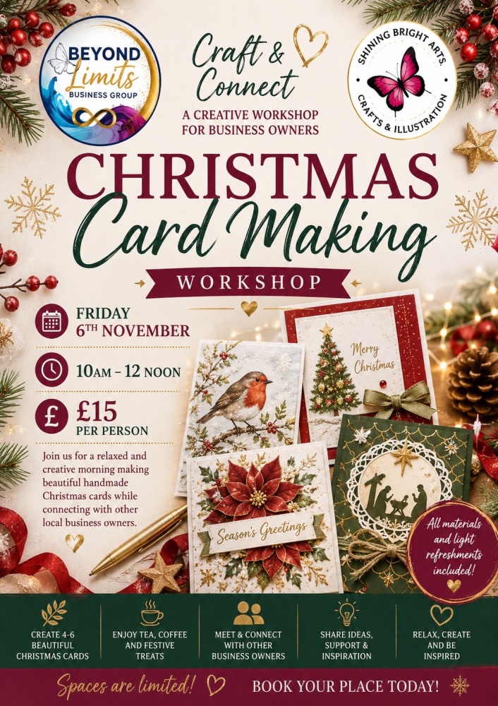 November Craft & Connect Workshop - Christmas Card Making