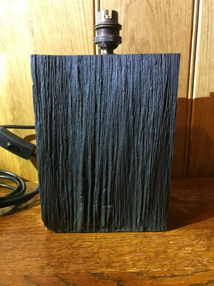 Natural black Welsh Slate. 19cm high 