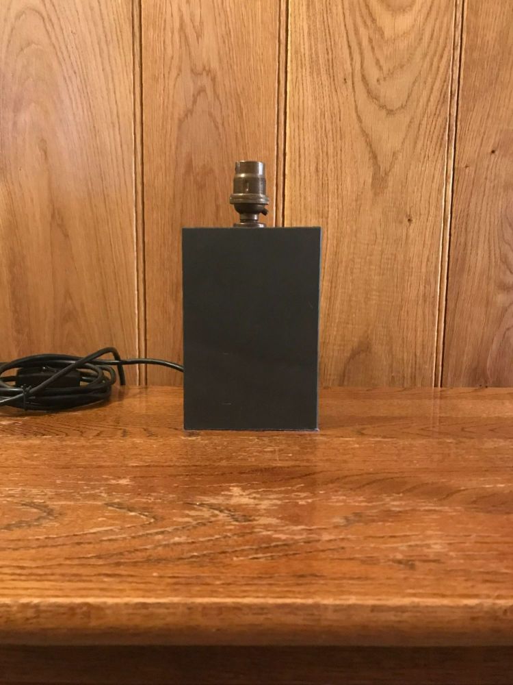 Solid, polished  Welsh Slate Lamp. Small (Ref L2382)