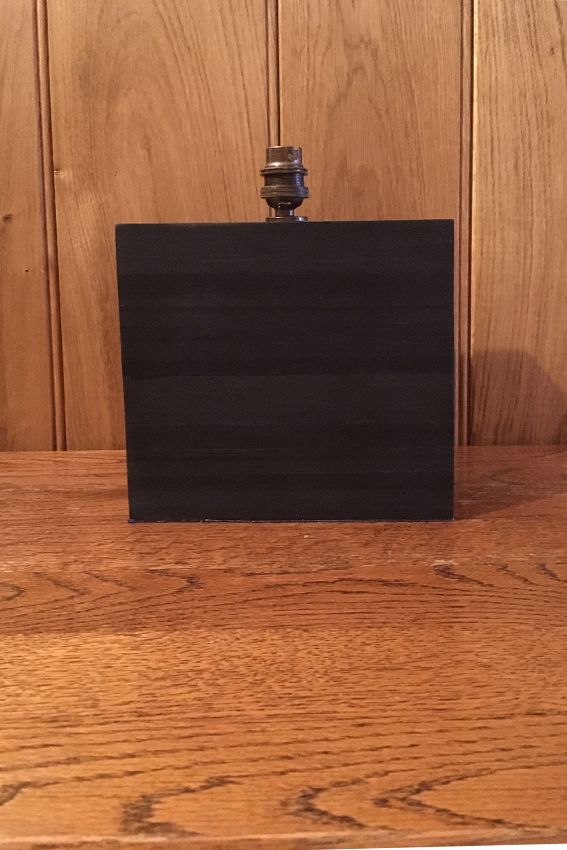 Laminated Dark Welsh Slate Lamp, Large. (Made to order, please phone for de