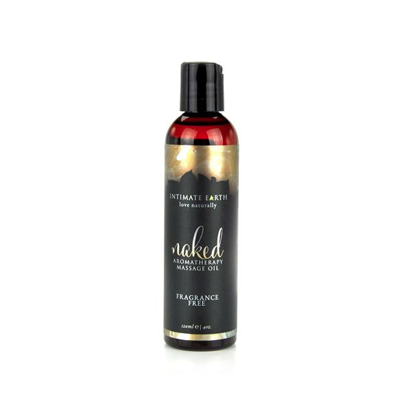 Intimate Earth Naked Aromatherapy Massage Oil - Unscented 120ml