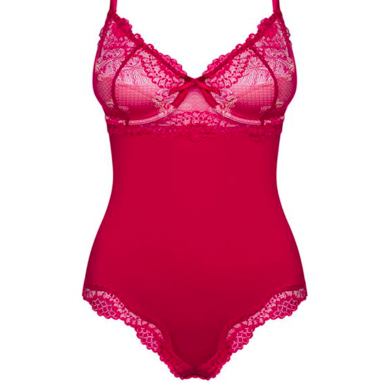 Obsessive - Rosalyne teddy L/XL - Red