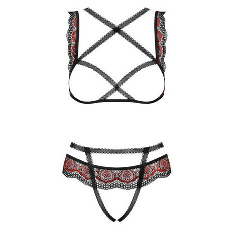 Obsessive - Megies 2 pcs set L/XL - Black