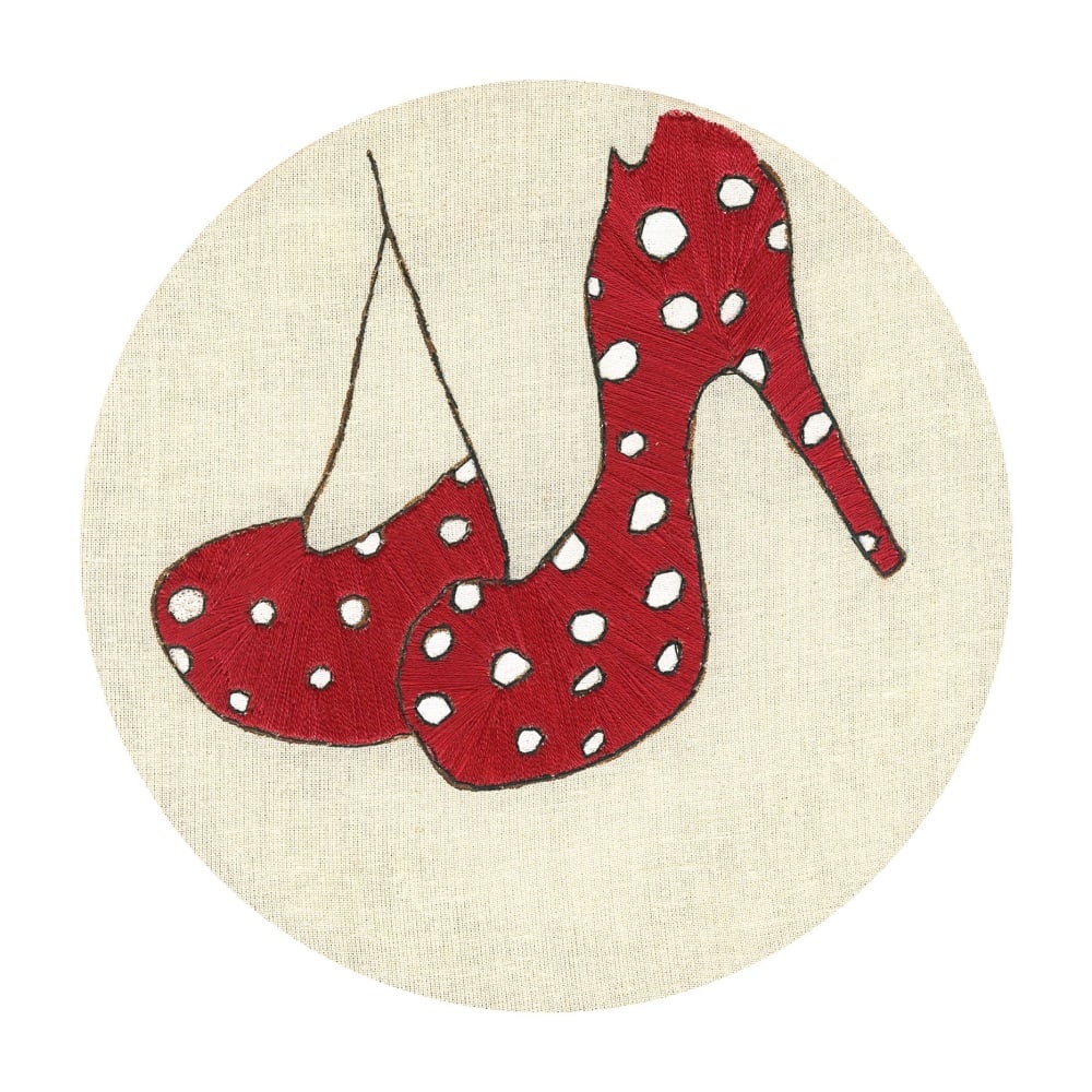 Fine Art Limited Edition Signed Giclee Print Red Shoes 10in x 10in