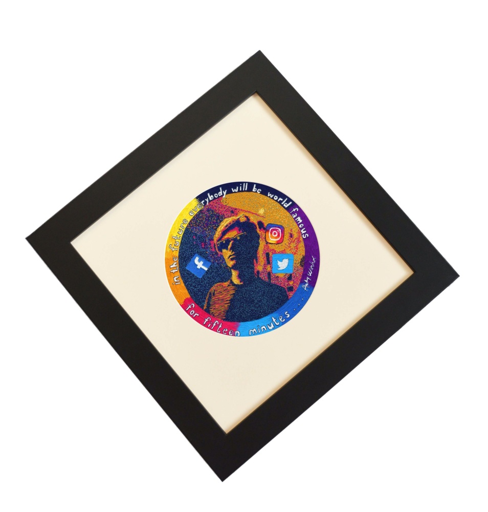 Andy Warhol Original Hand Embroidered Work