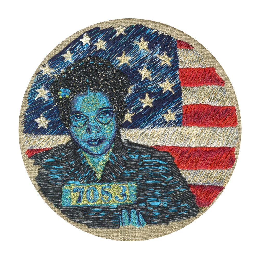 Rosa Parks Original Hand Embroidery