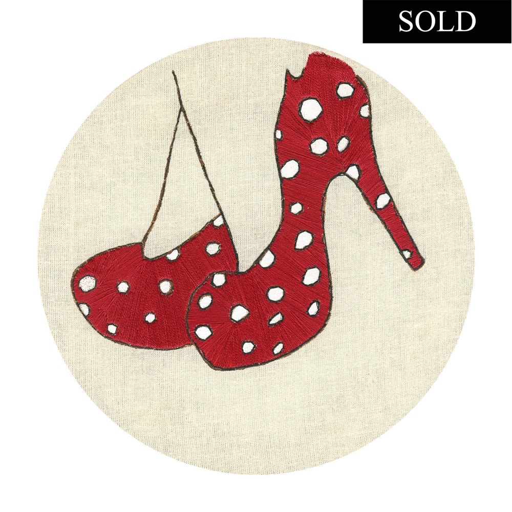 SOLD Red Shoes Original Sold